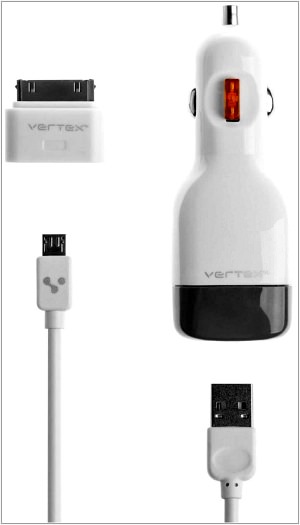Автомобильное зарядное устройство для Barnes&Noble Nook Simple Touch Vertex PowerHub