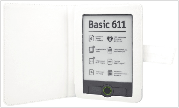 Чехол-обложка для PocketBook 611 Basic Vivacase VPB-FP613