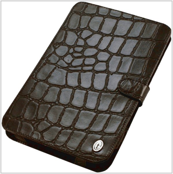Чехол-обложка для PocketBook A 7 3G Time крокодил