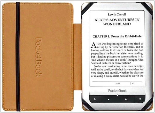 Чехол-обложка для PocketBook Touch 2 PBPUC-623 гладкий ORIGINAL
