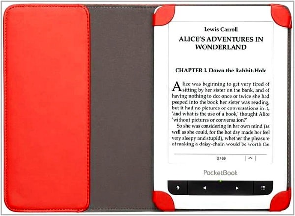 Чехол-обложка для PocketBook Touch 2 PBPUC-623 сетка ORIGINAL