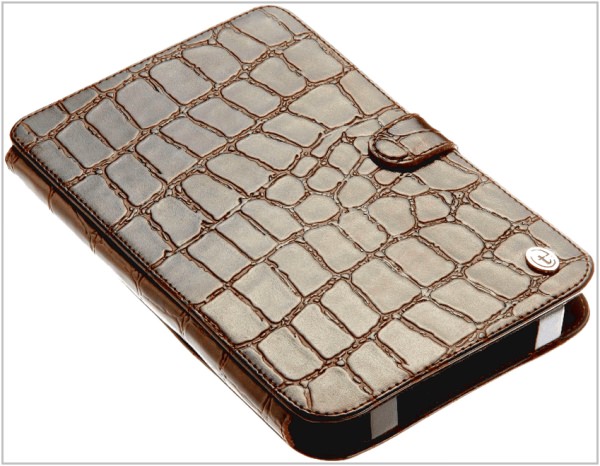Чехол-обложка для PocketBook Touch 622 Time крокодил