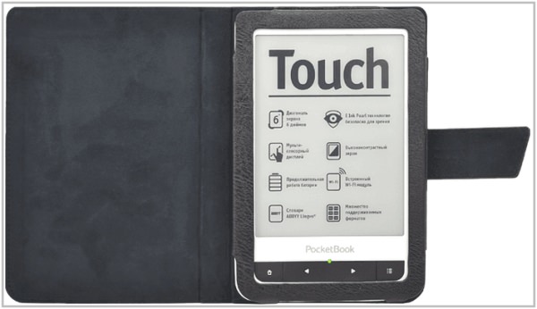 Чехол-обложка для PocketBook Touch 622 Vivacase VPB-PTGR01