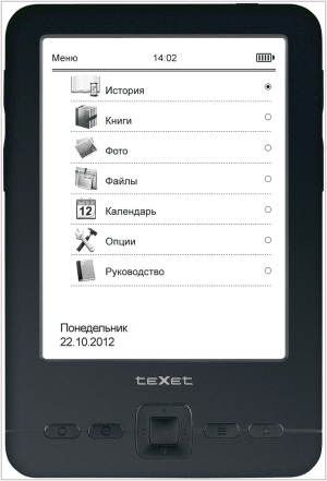Электронная книга TeXet TB-436