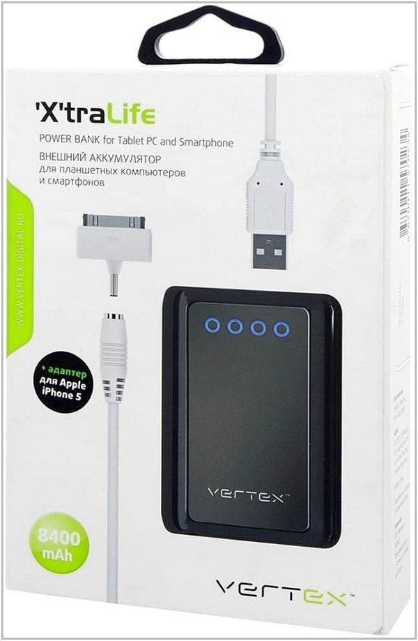 Зарядное устройство c аккумулятором для PocketBook 613 Basic Vertex XtraLife V-8400