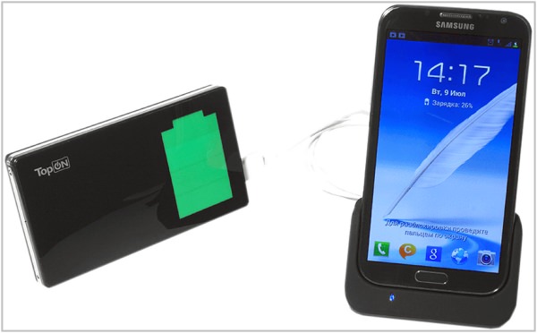 Зарядное устройство c аккумулятором для PocketBook Touch 2 TopON TOP-DUOS
